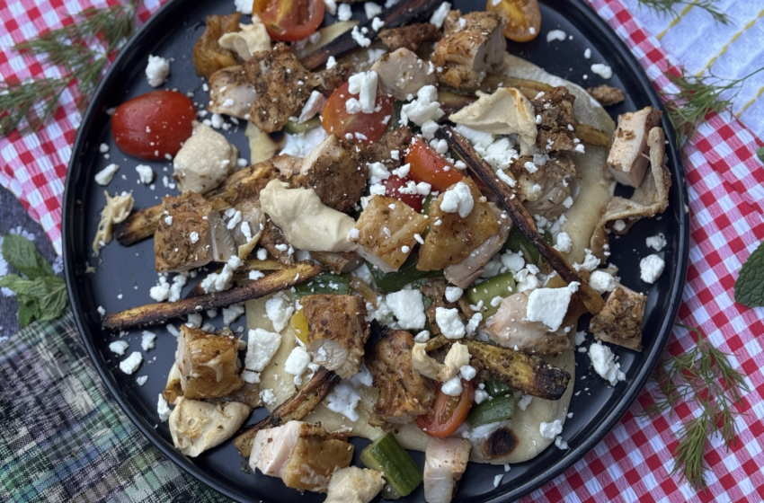 Thumbnail for Savor this Winter Mediterranean Chicken Souvlaki Bowl